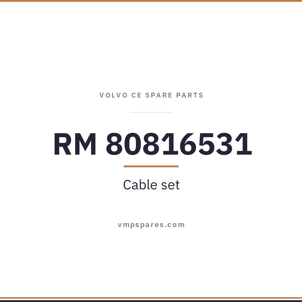 RM 80816531 – Cable set