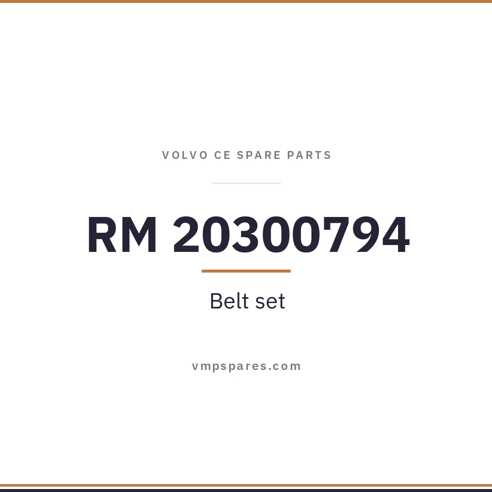 RM 20300794 – Belt set