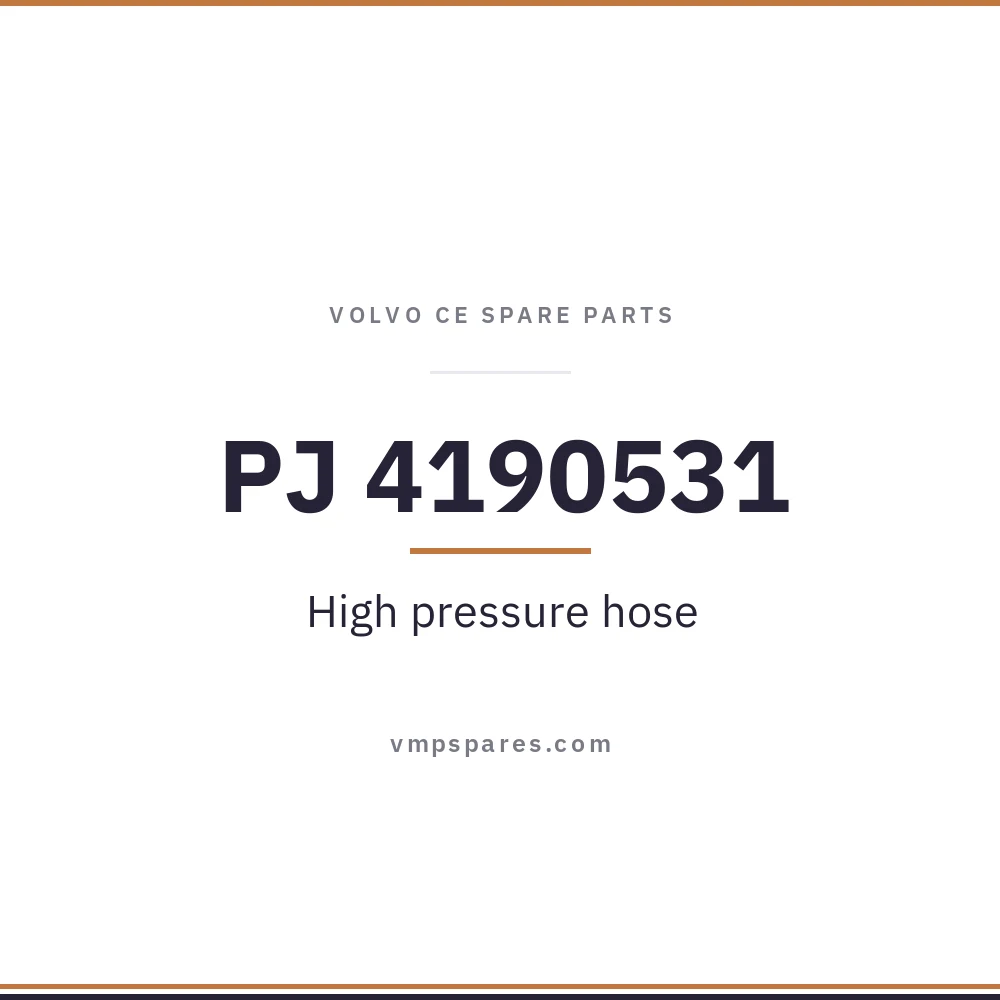 PJ 4190531 – High pressure hose