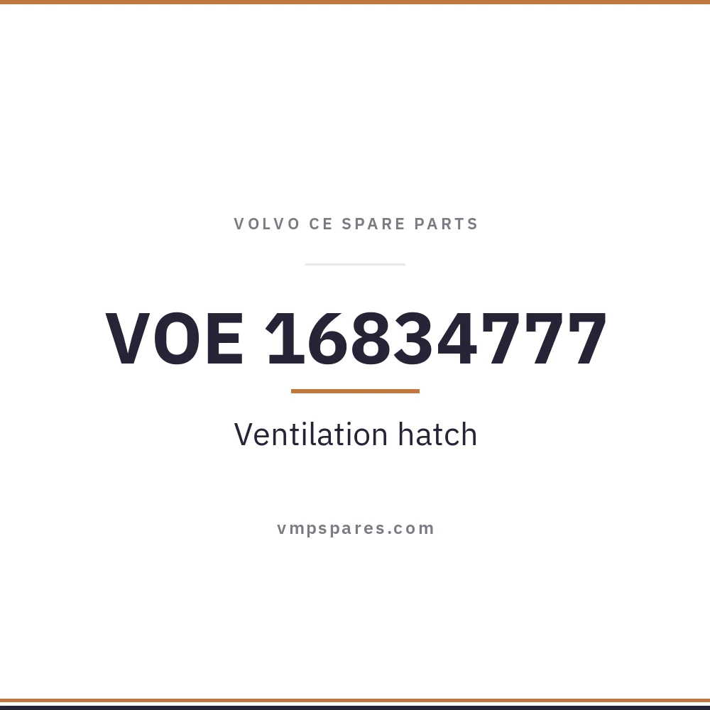 VOE 16834777 – Ventilation hatch