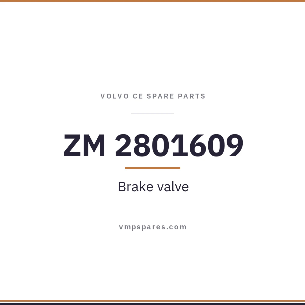 ZM 2801609 – Brake valve