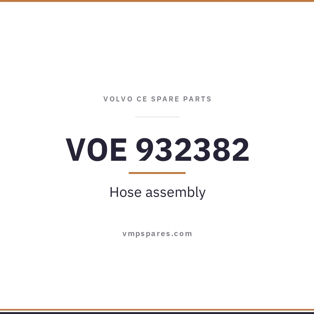 VOE 932382 – Hose assembly