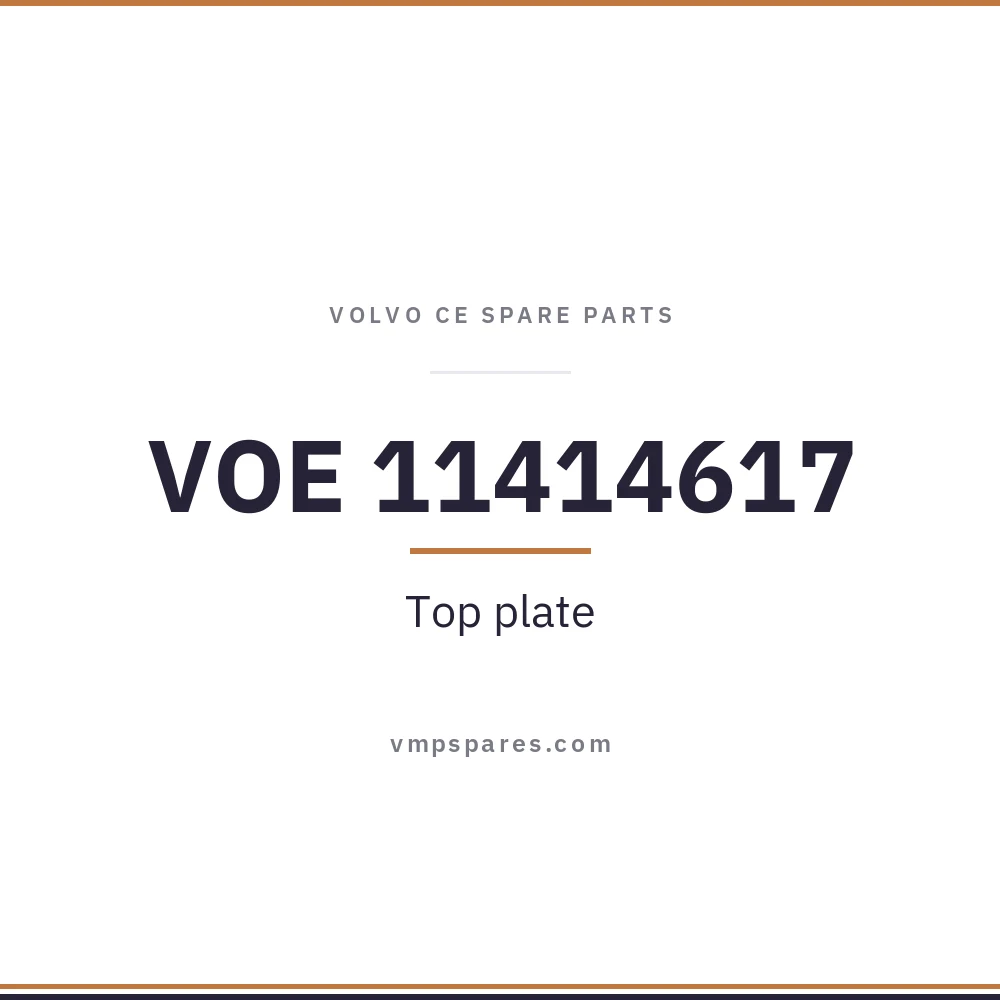 VOE 11414617 – Top plate