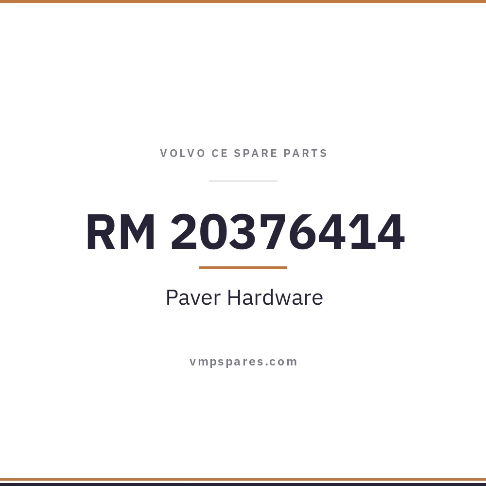 RM 20376414 – Paver Hardware