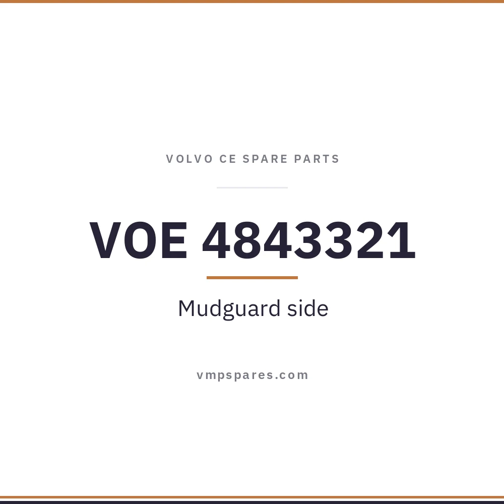 VOE 4843321 – Mudguard side