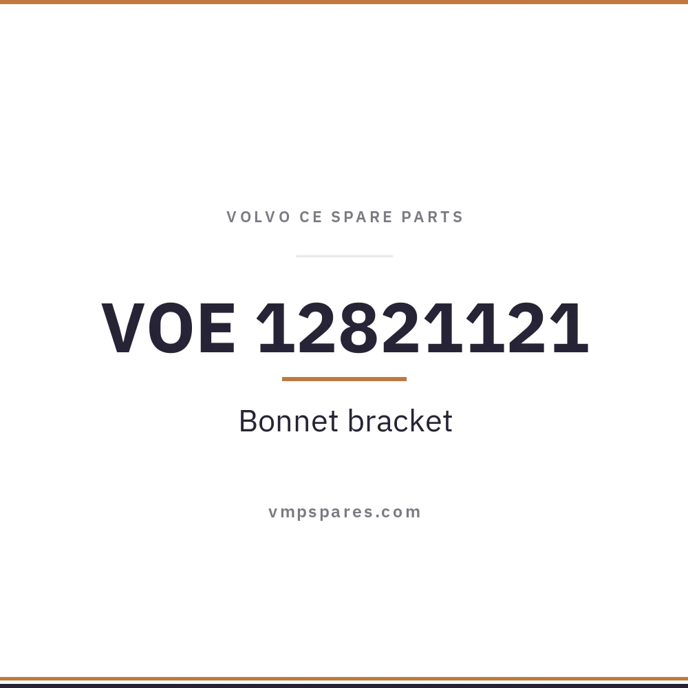 VOE 12821121 – Bonnet bracket