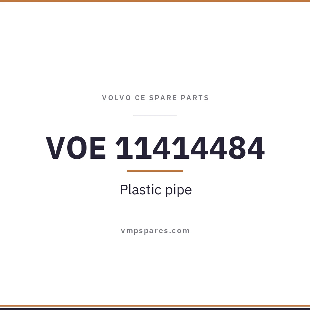 VOE 11414484 – Plastic pipe