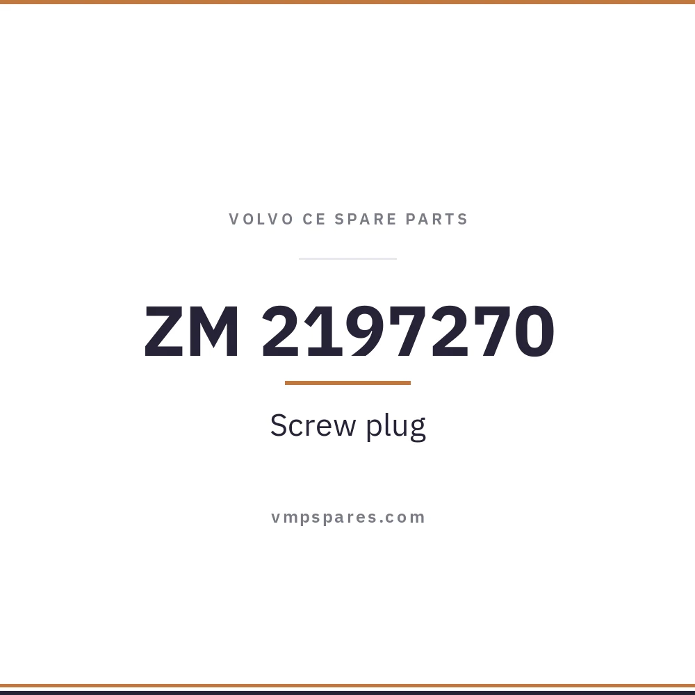 ZM 2197270 – Screw plug