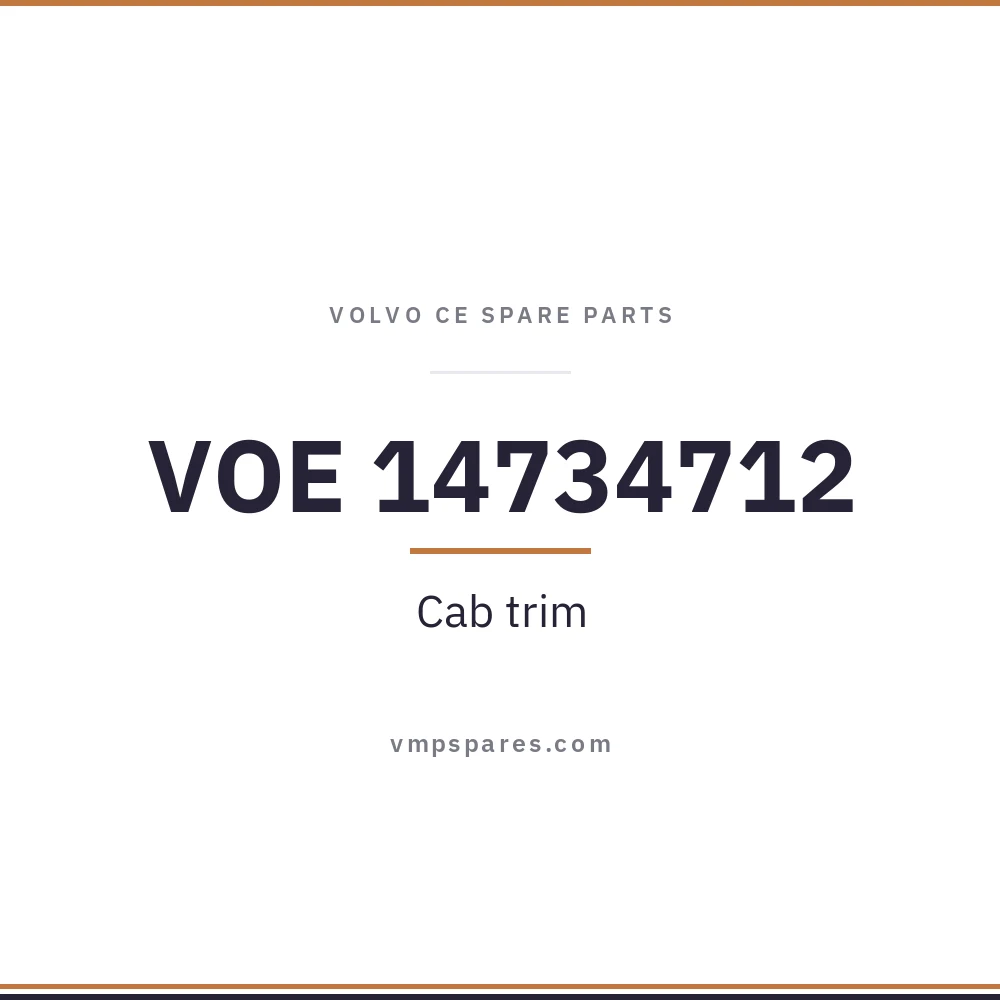 VOE 14734712 – Cab trim