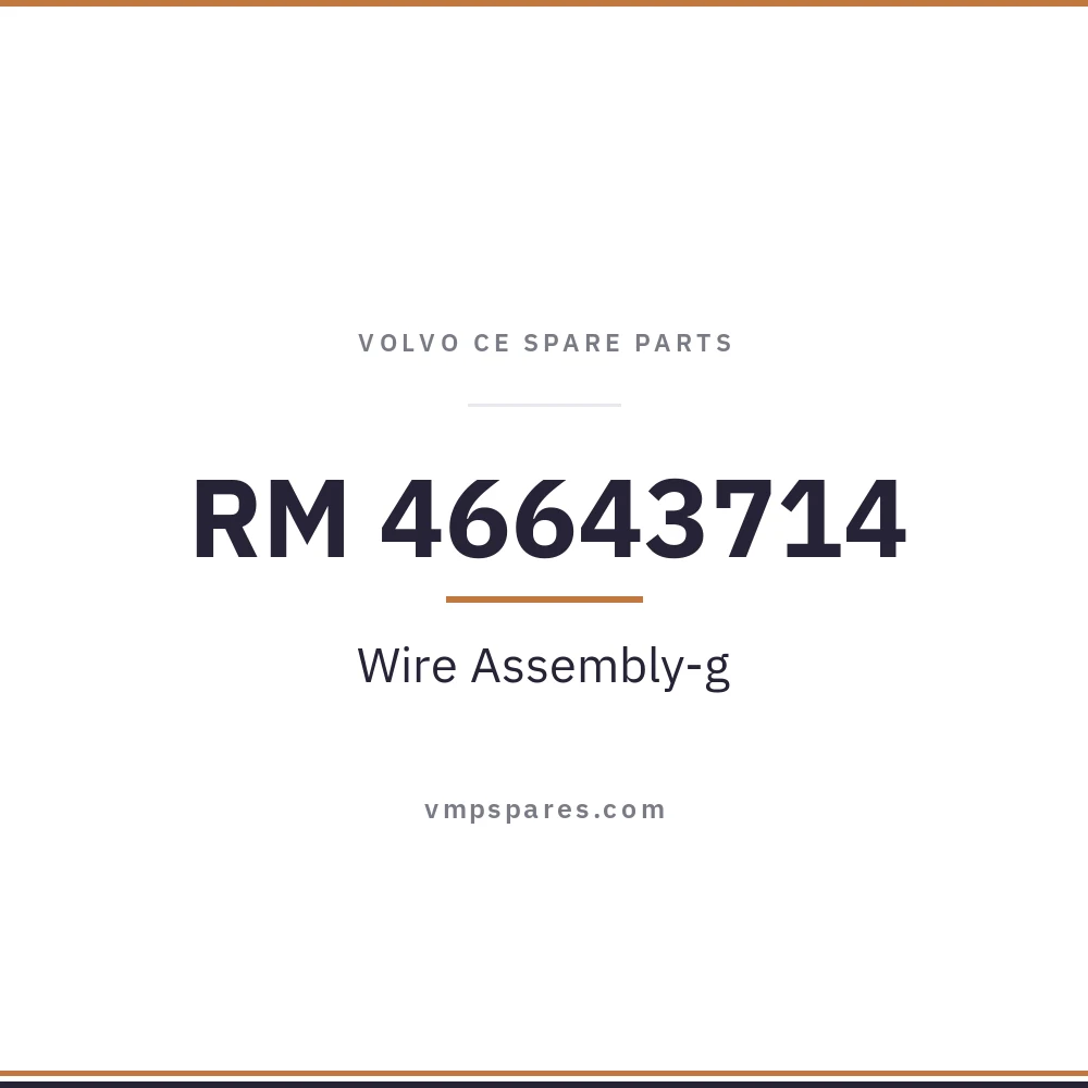 RM 46643714 – Wire Assembly-g