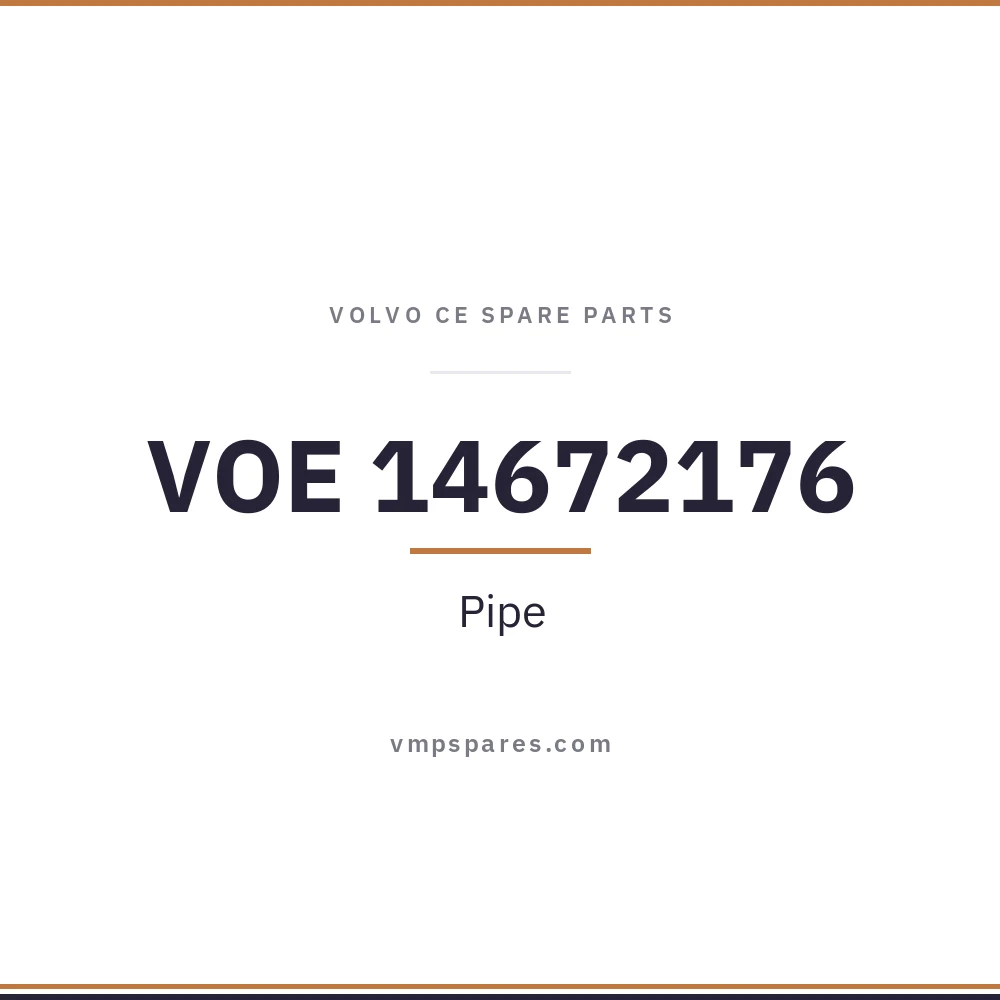 VOE 14672176 – Pipe