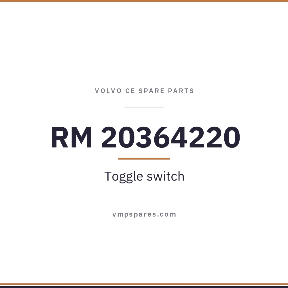 RM 20364220 – Toggle switch