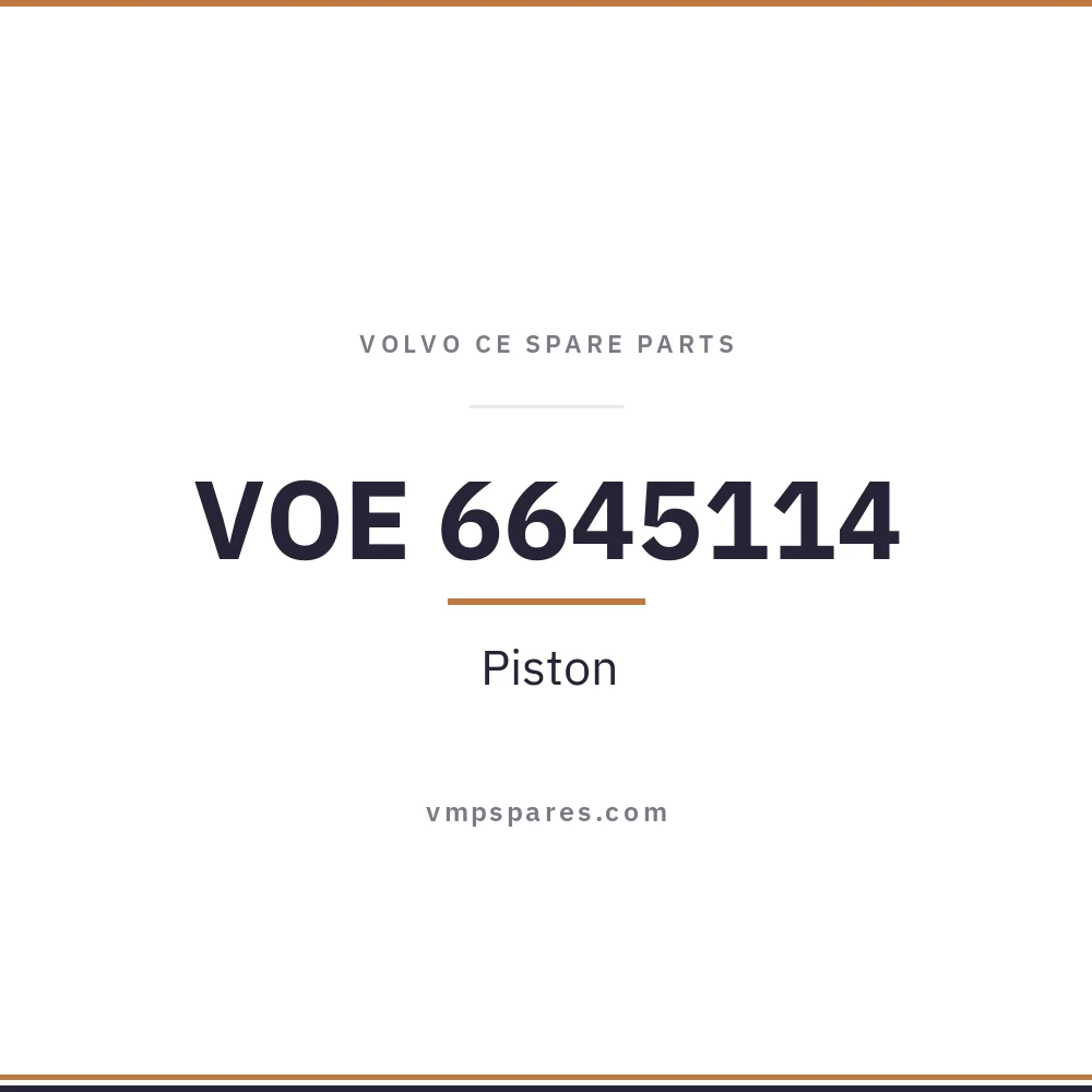 VOE 6645114 – Piston