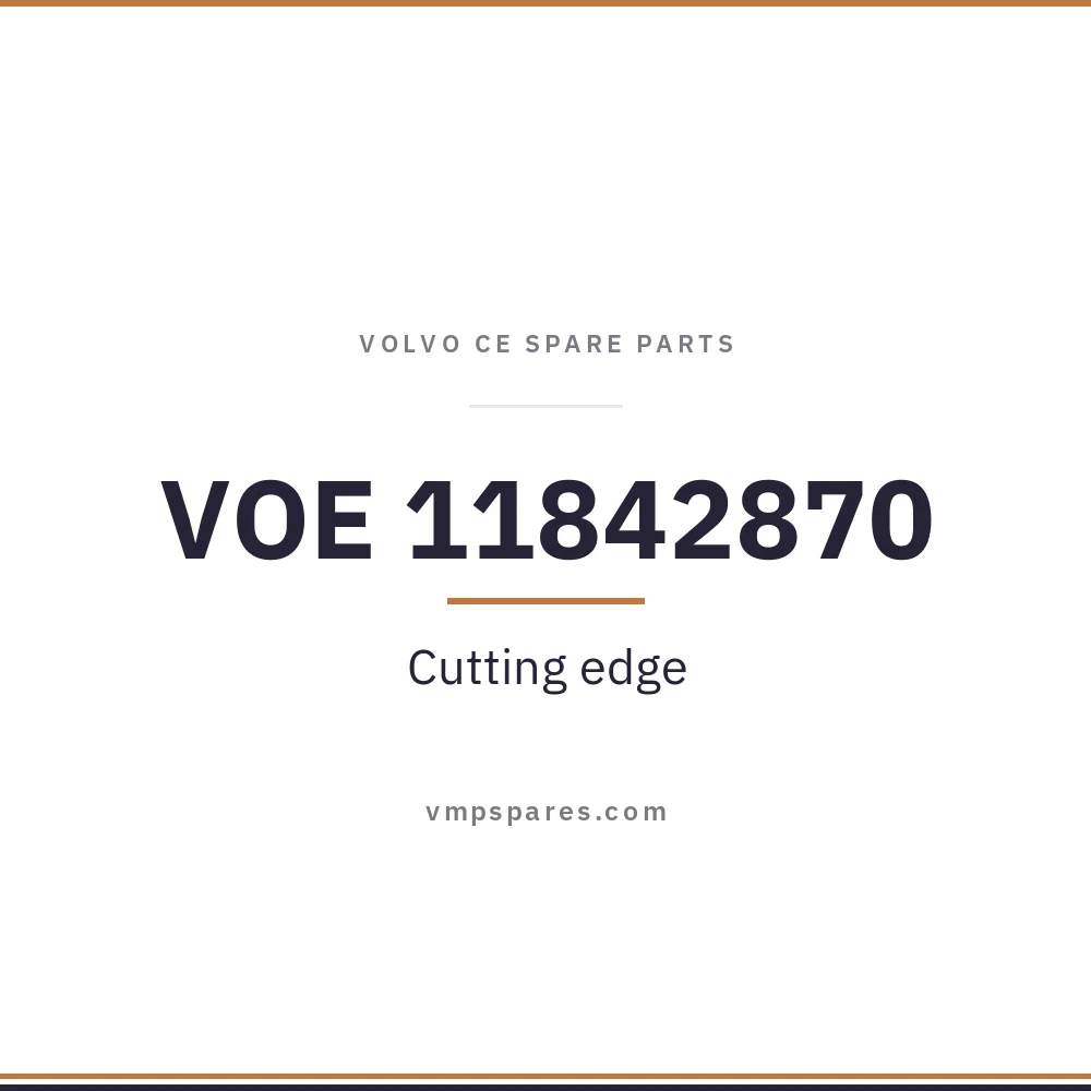 VOE 11842870 – Cutting edge