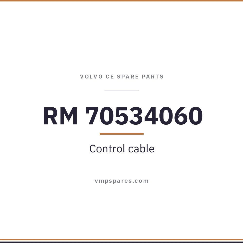 RM 70534060 – Control cable