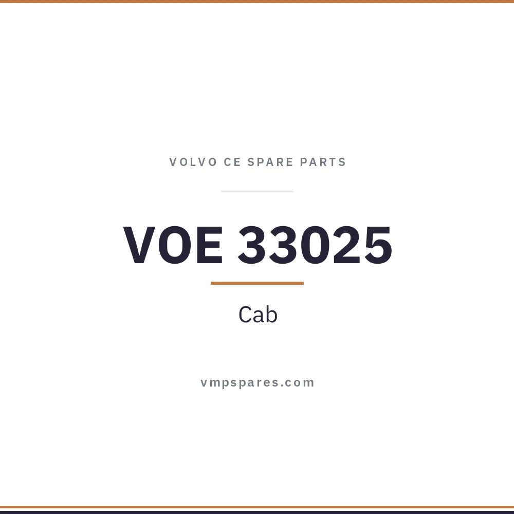 VOE 33025 – Cab