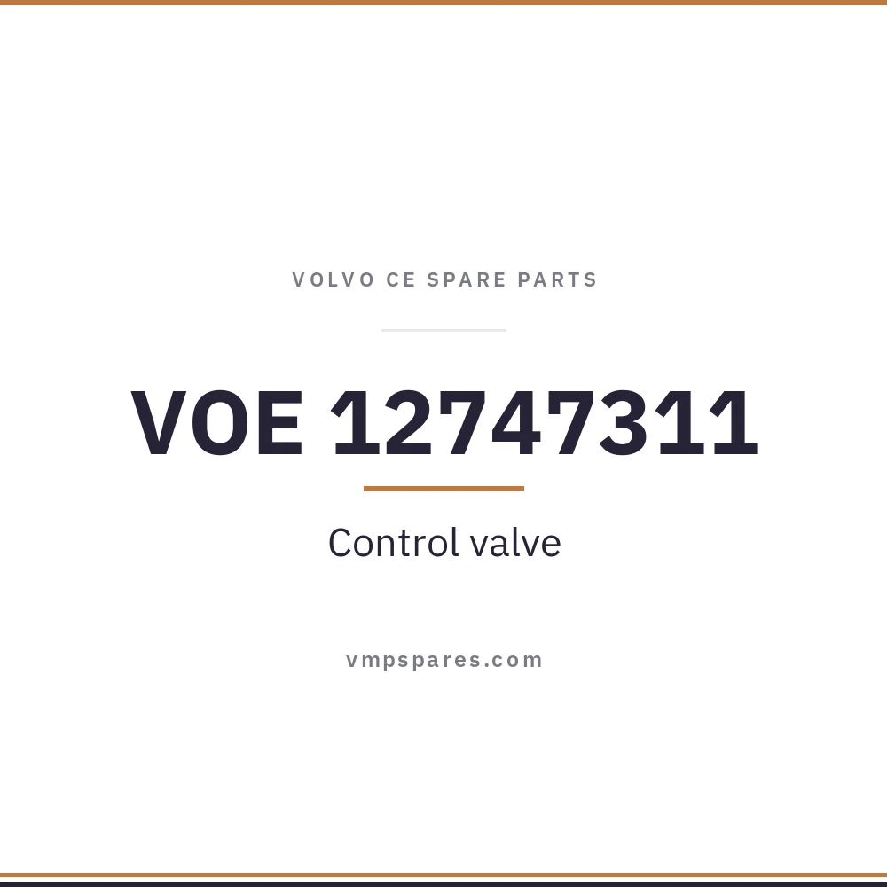 VOE 12747311 – Control valve