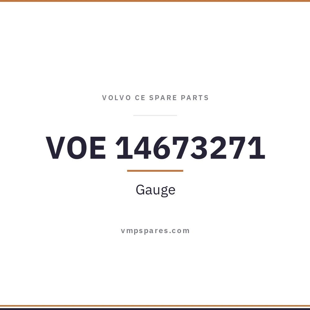 VOE 14673271 – Gauge