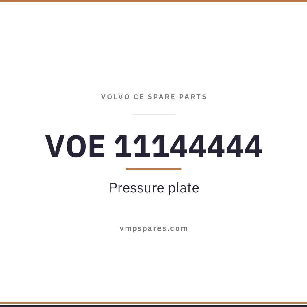 VOE 11144444 – Pressure plate