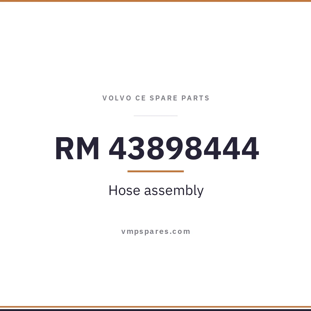 RM 43898444 – Hose assembly
