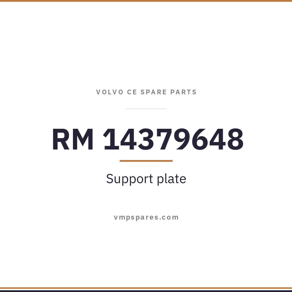 RM 14379648 – Support plate