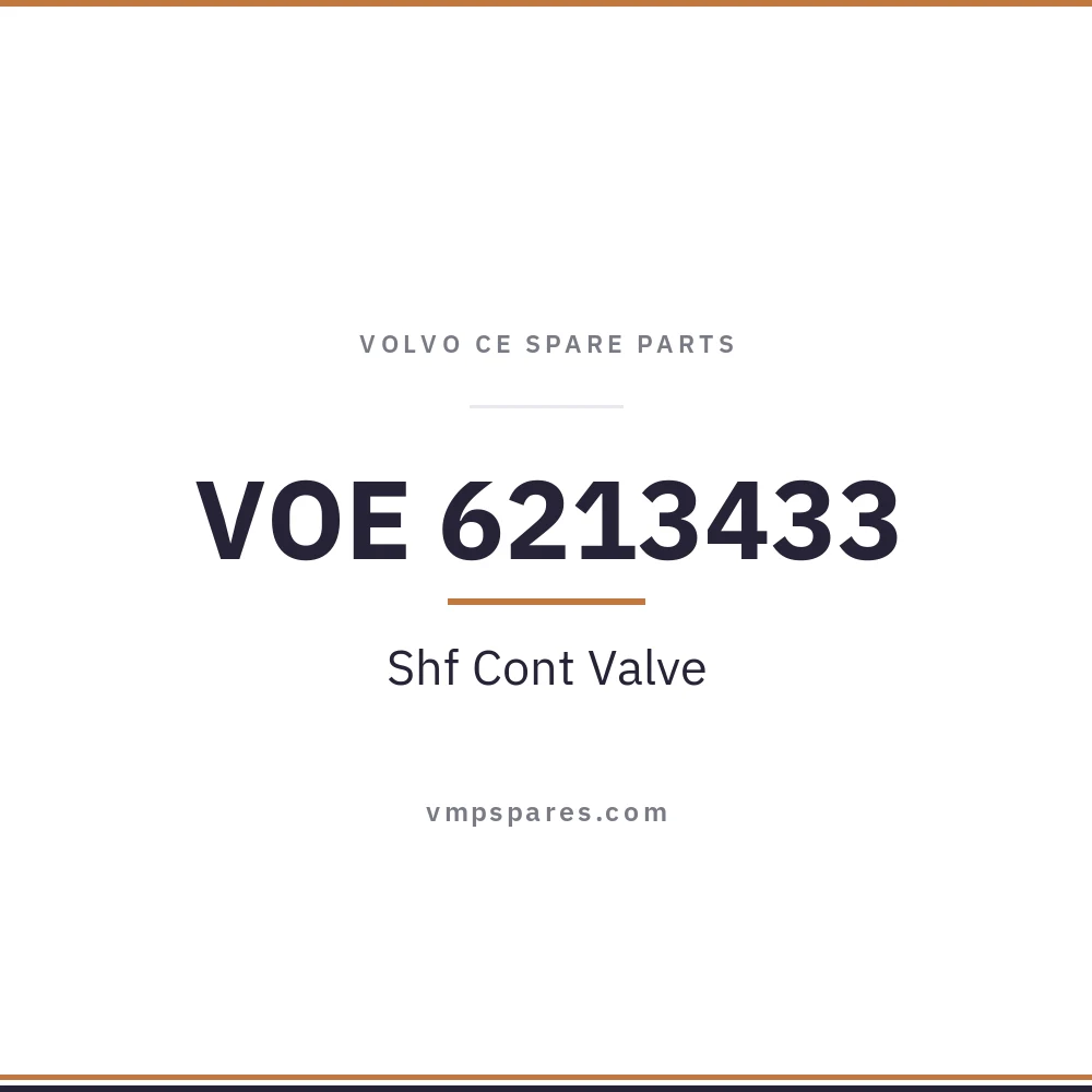 VOE 6213433 – Shf Cont Valve