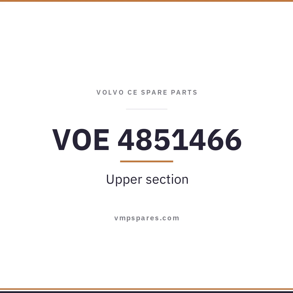 VOE 4851466 – Upper section