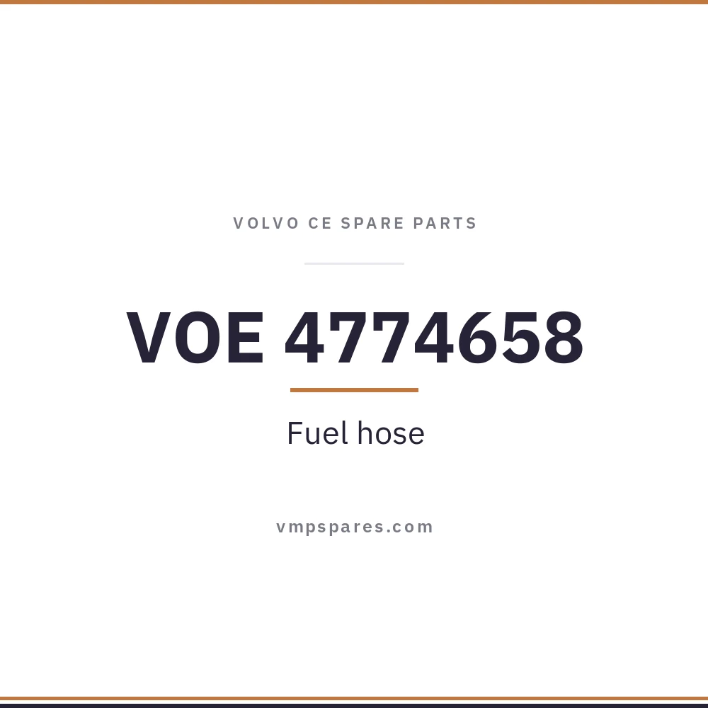 VOE 4774658 – Fuel hose