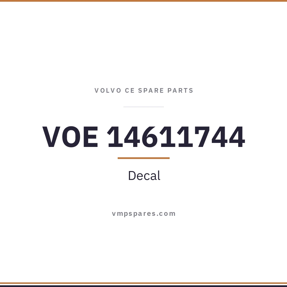 VOE 14611744 – Decal