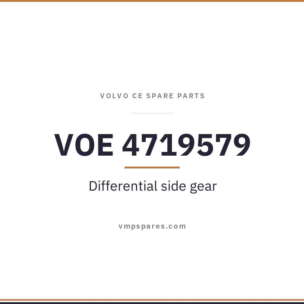 VOE 4719579 – Differential side gear
