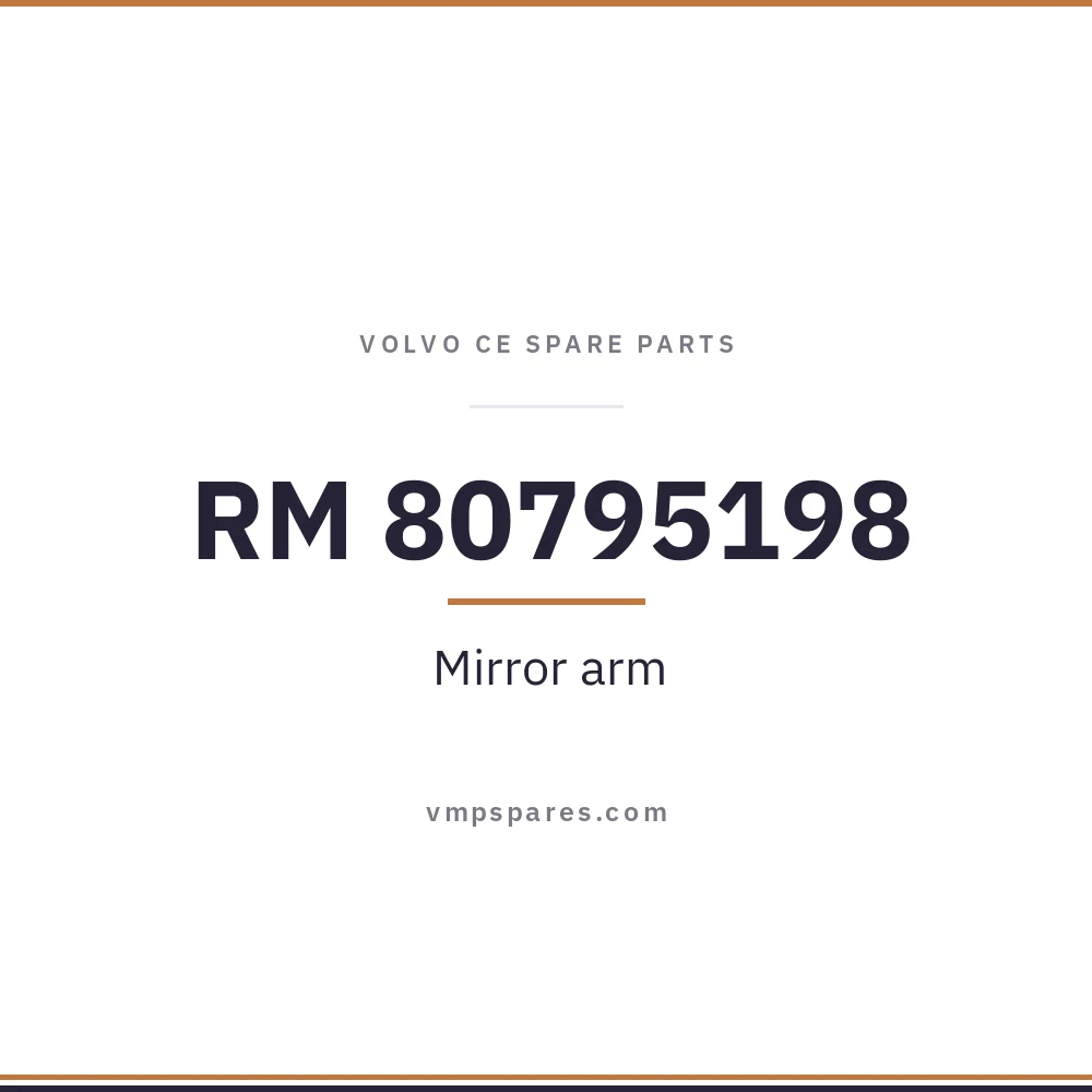 RM 80795198 – Mirror arm