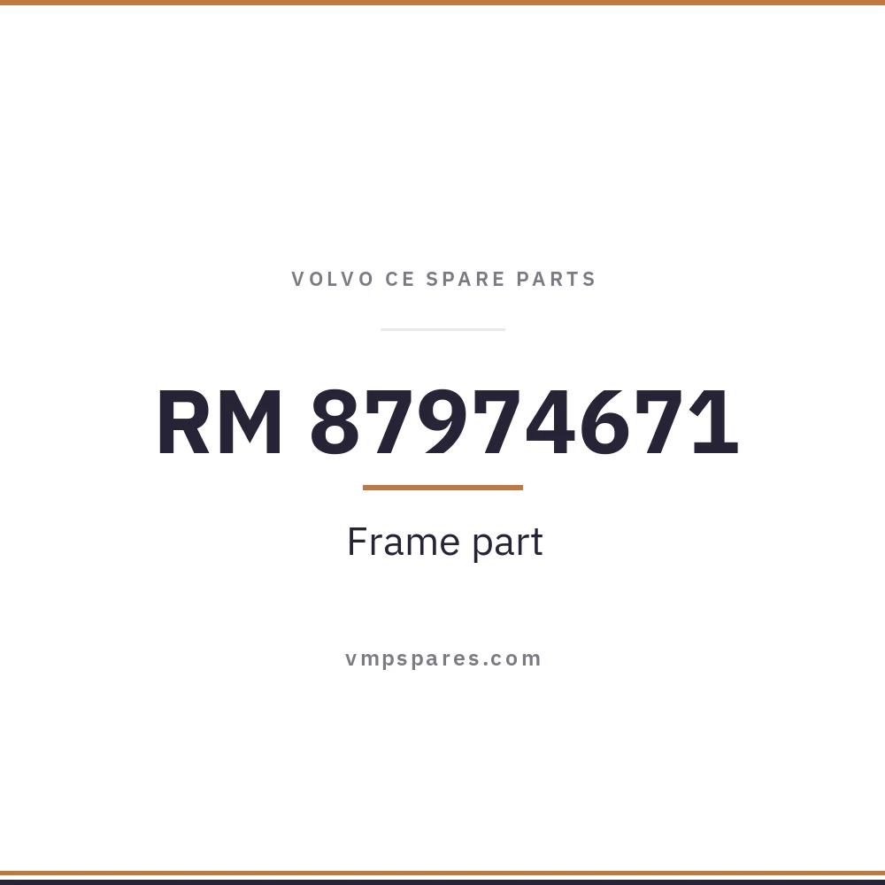 RM 87974671 – Frame part