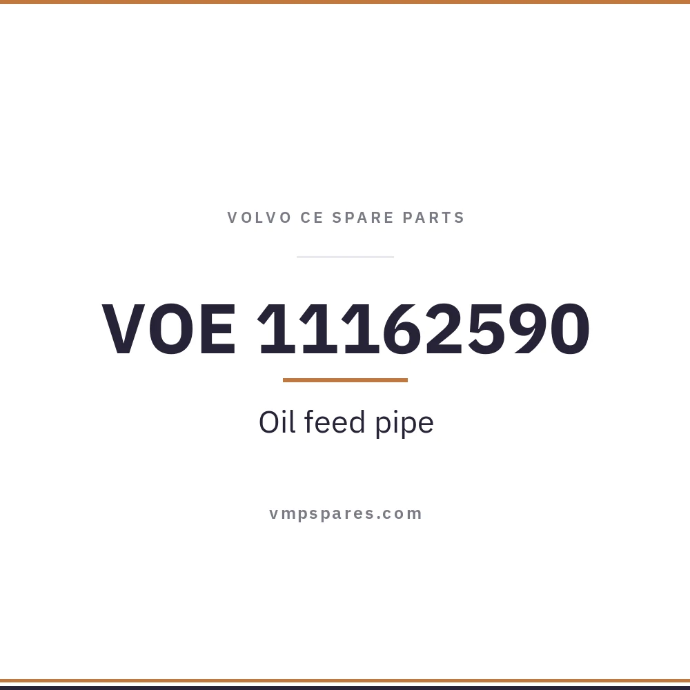 VOE 11162590 – Oil feed pipe