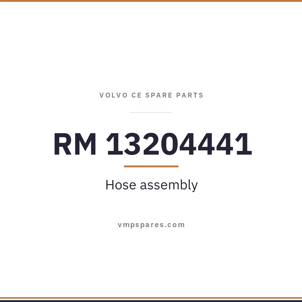 RM 13204441 – Hose assembly