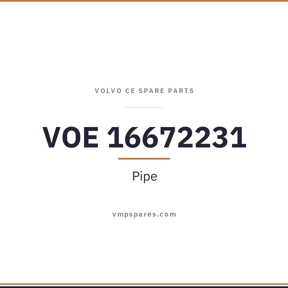 VOE 16672231 – Pipe