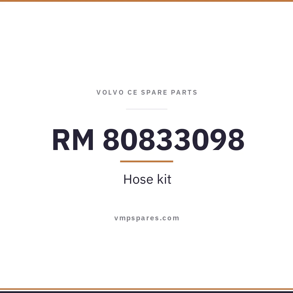 RM 80833098 – Hose kit