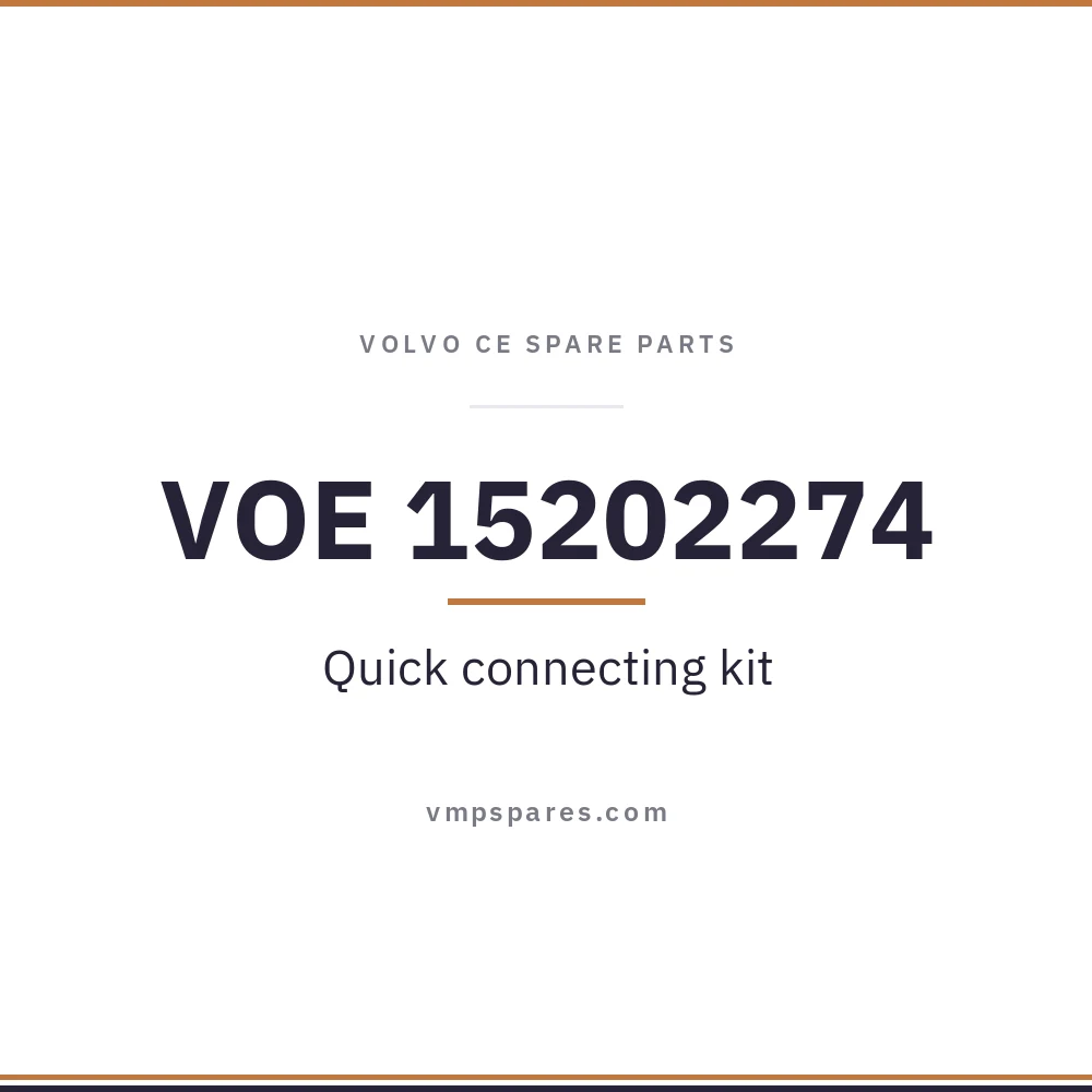 VOE 15202274 – Quick connecting kit