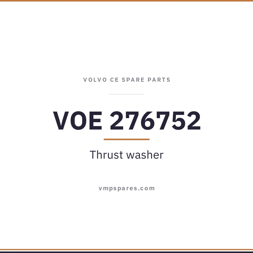 VOE 276752 – Thrust washer