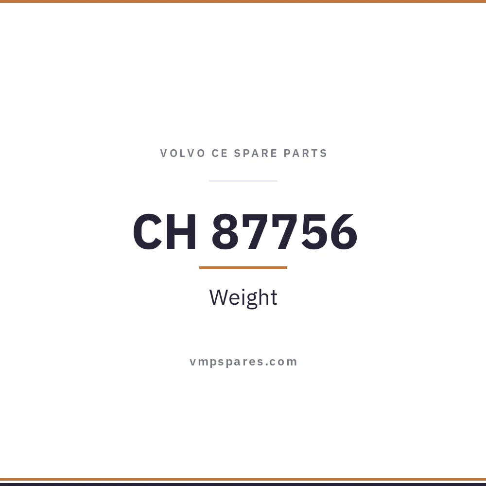 CH 87756 – Weight