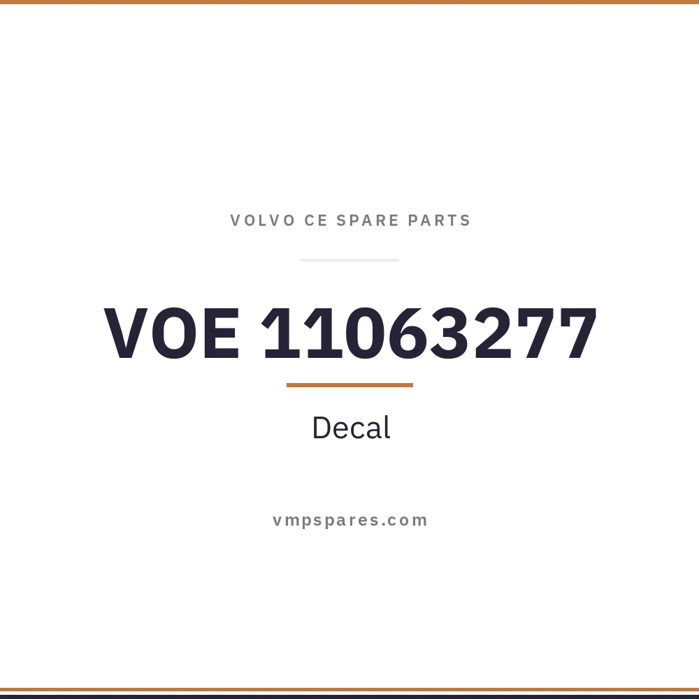 VOE 11063277 – Decal