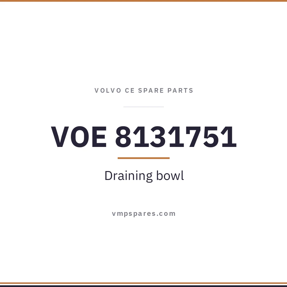 VOE 8131751 – Draining bowl
