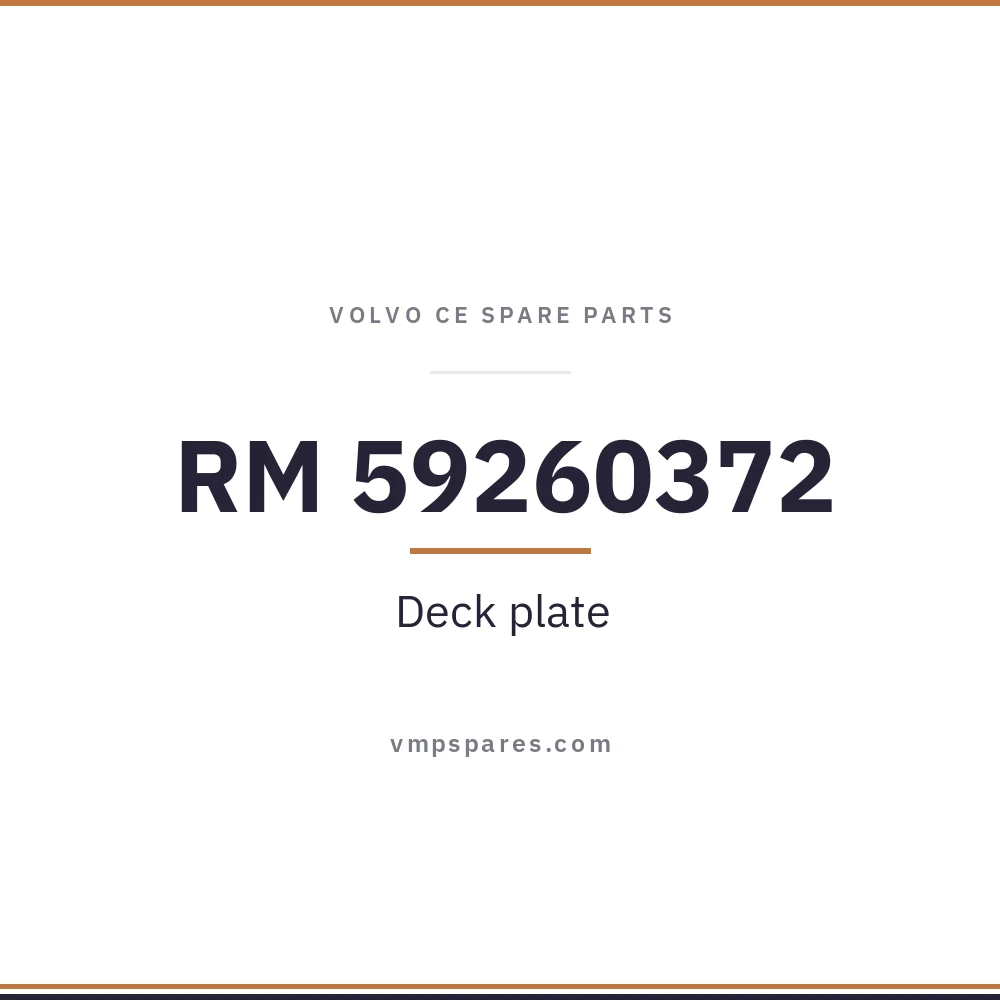 RM 59260372 – Deck plate