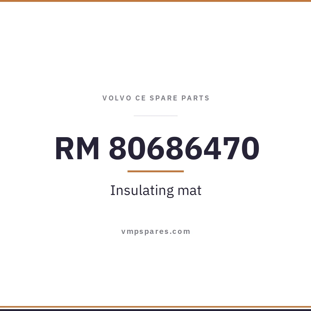 RM 80686470 – Insulating mat