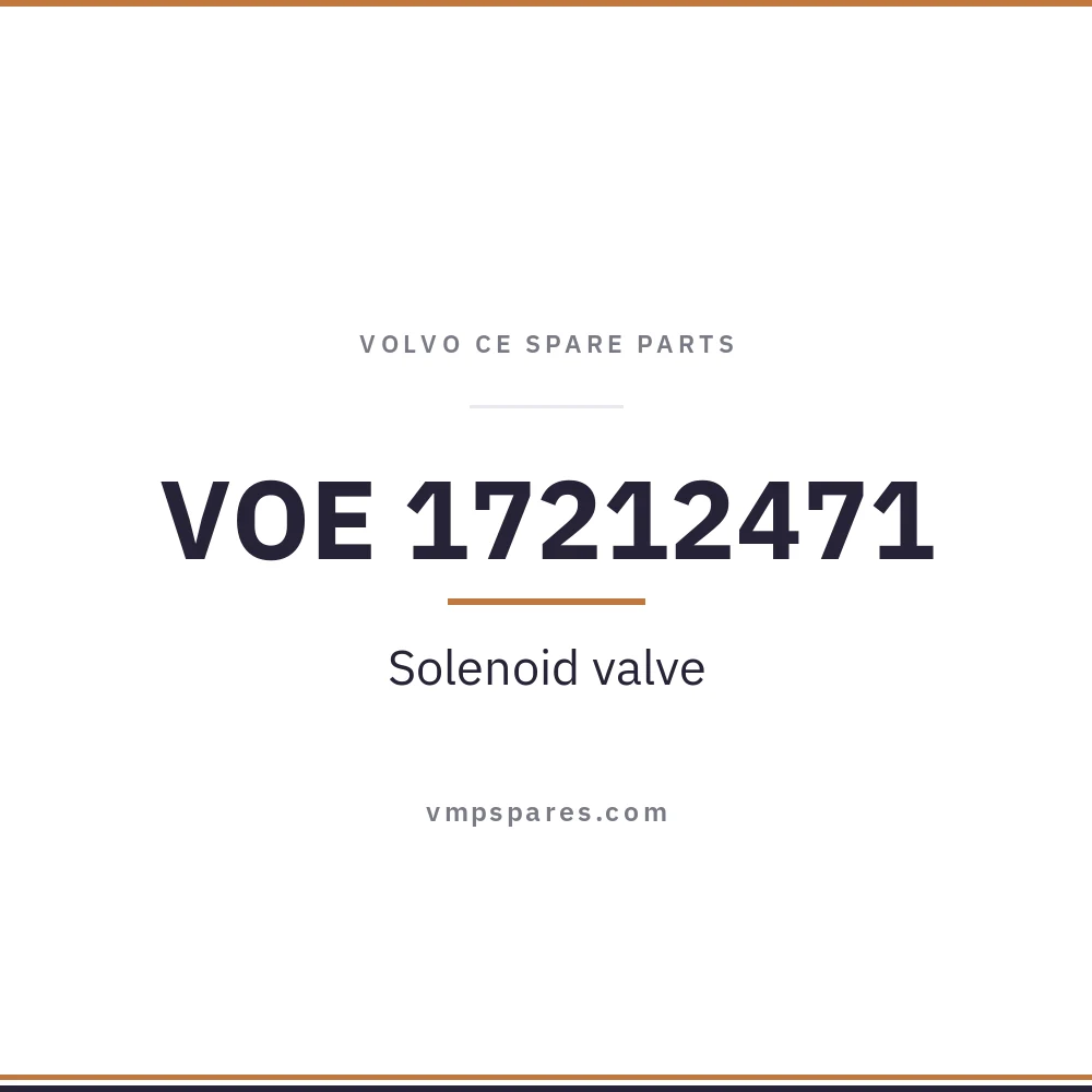 VOE 17212471 – Solenoid valve