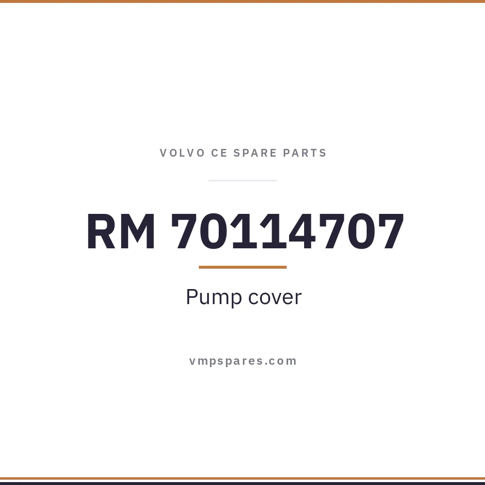 RM 70114707 – Pump cover