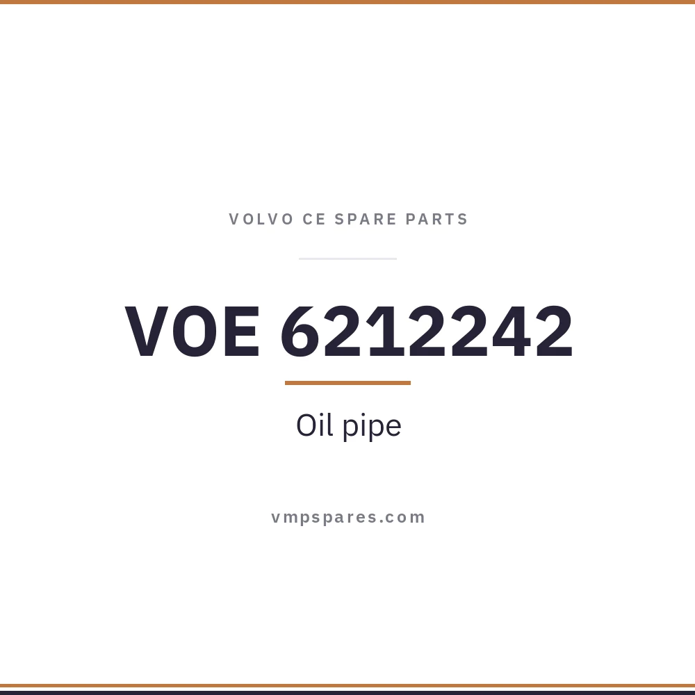 VOE 6212242 – Oil pipe