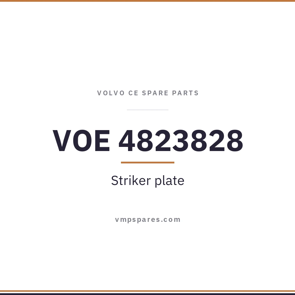 VOE 4823828 – Striker plate