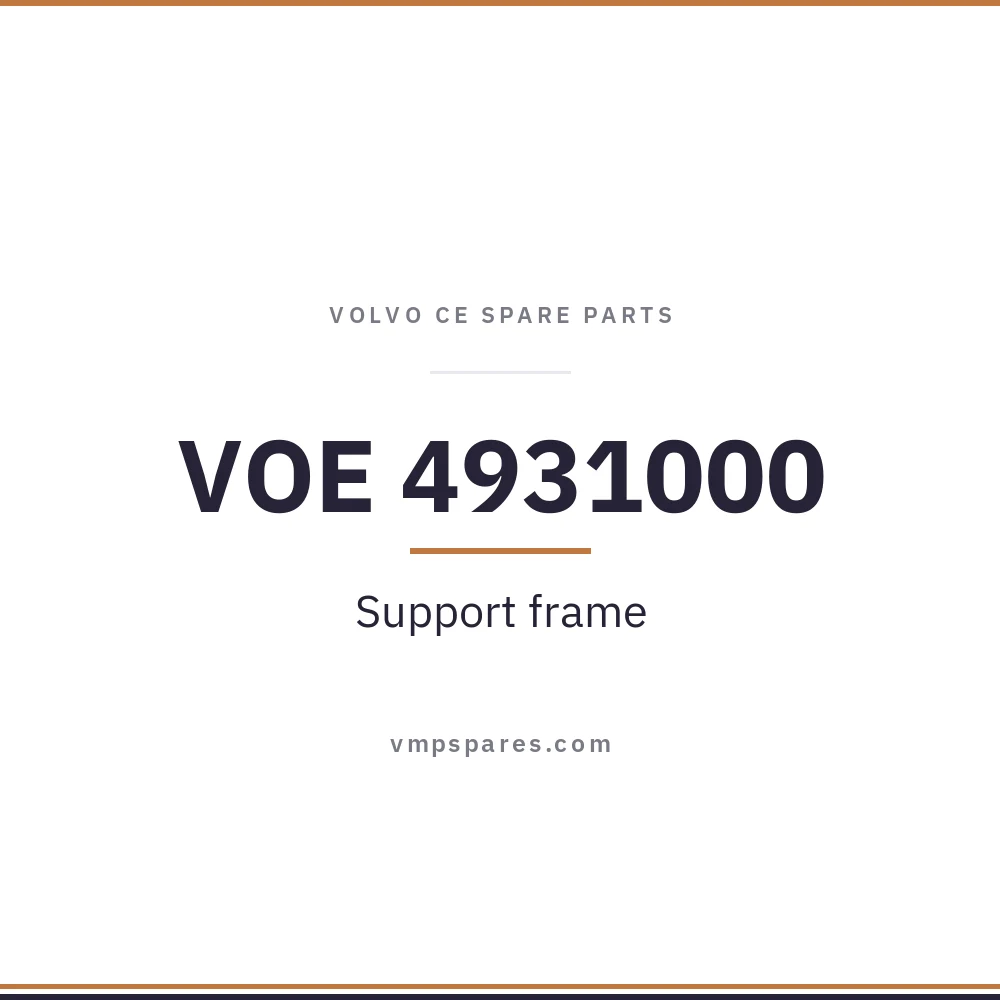 VOE 4931000 – Support frame