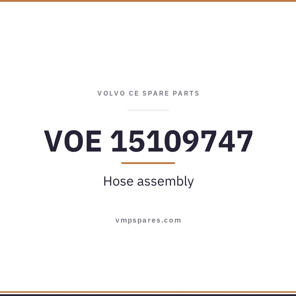 VOE 15109747 – Hose assembly