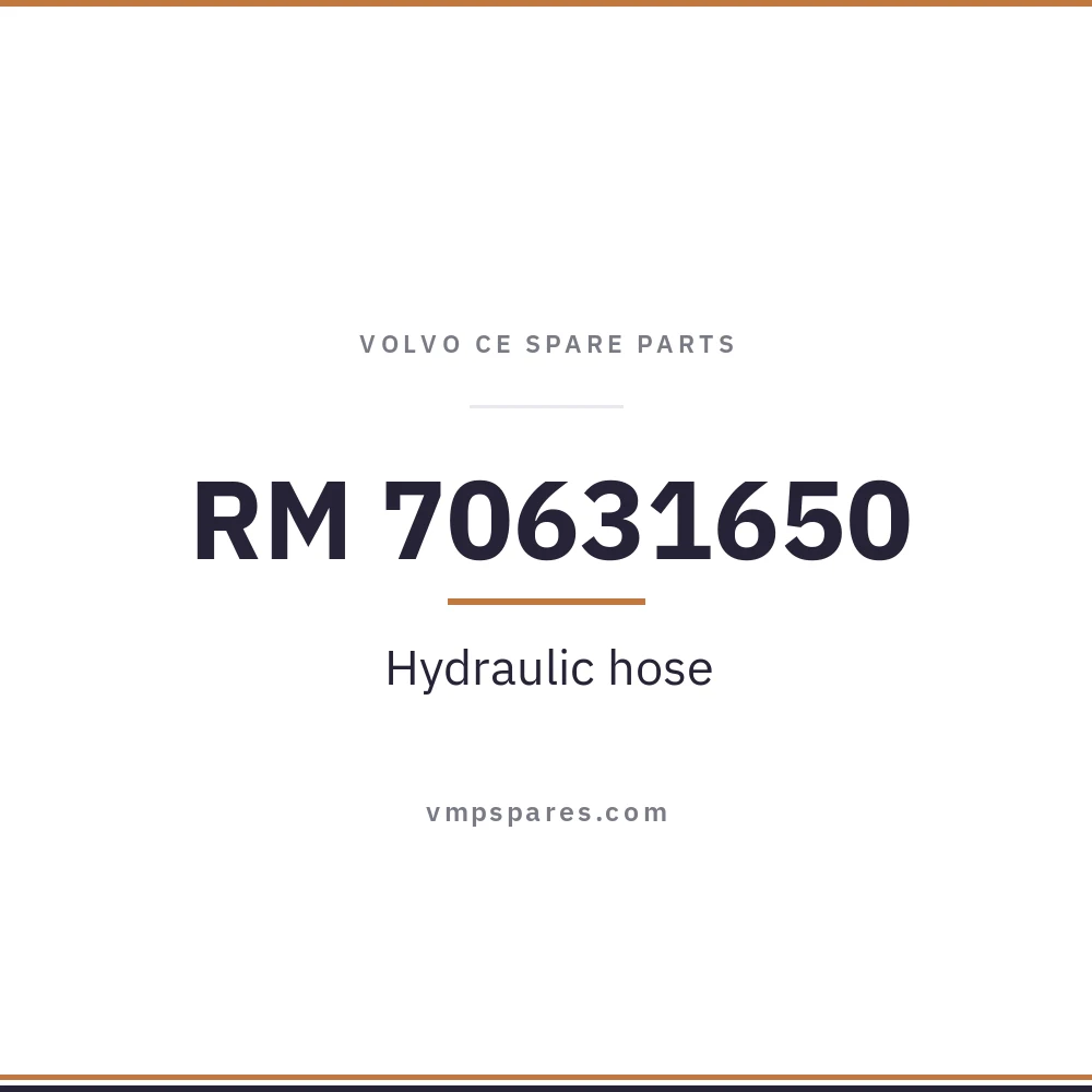RM 70631650 – Hydraulic hose